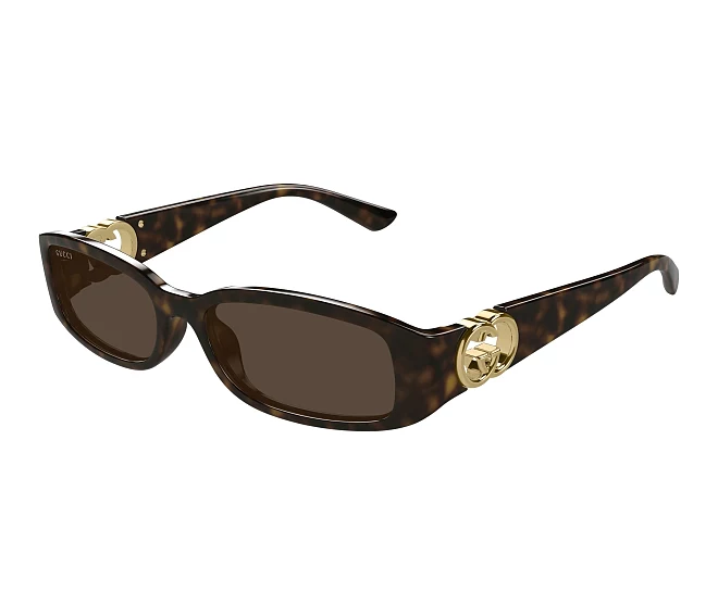 Lunettes de soleil Gucci GG1661S 002 54 16 Havane