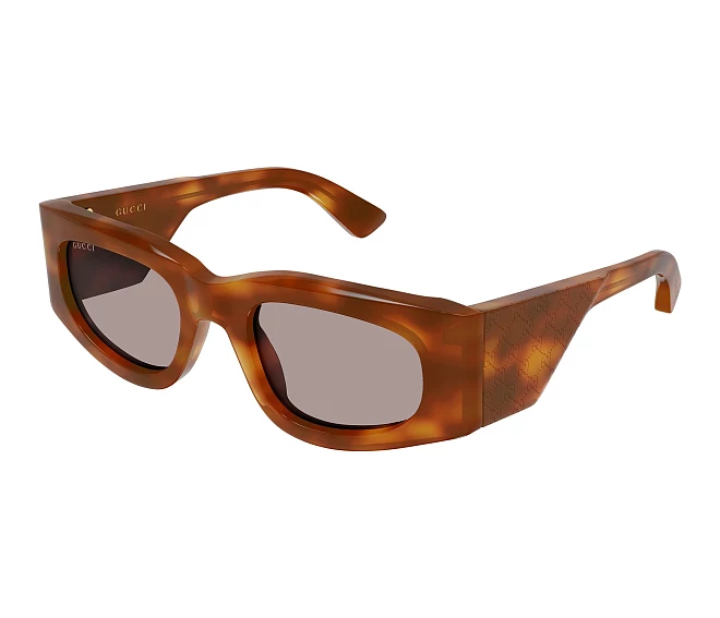 Lunettes de soleil Gucci GG1664S 006 51 21 Havane
