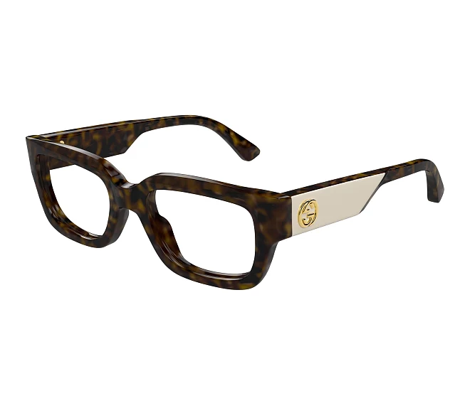Lunettes de vue Gucci GG1666O 007 53 20 Havane