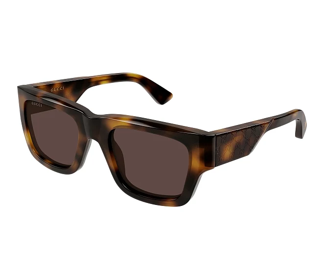 Lunettes de soleil Gucci GG1668S 008 52 21 Havane