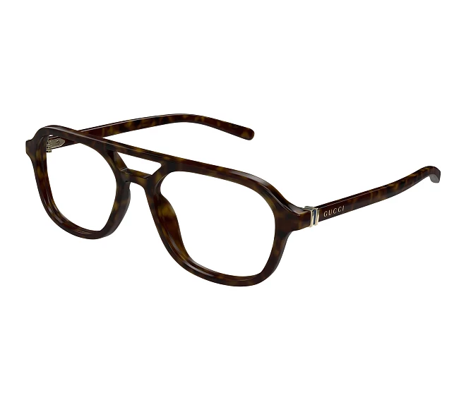 Lunettes de vue Gucci GG1673O 002 53 18 Havane