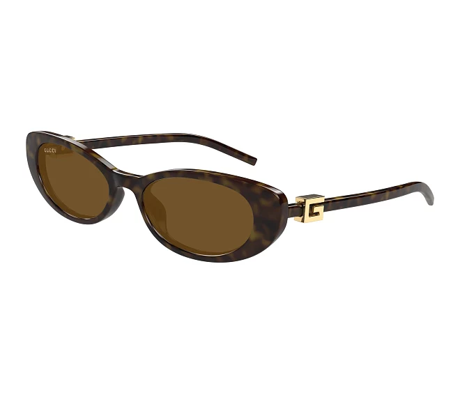 Lunettes de soleil Gucci GG1680S 004 52 17 Havane