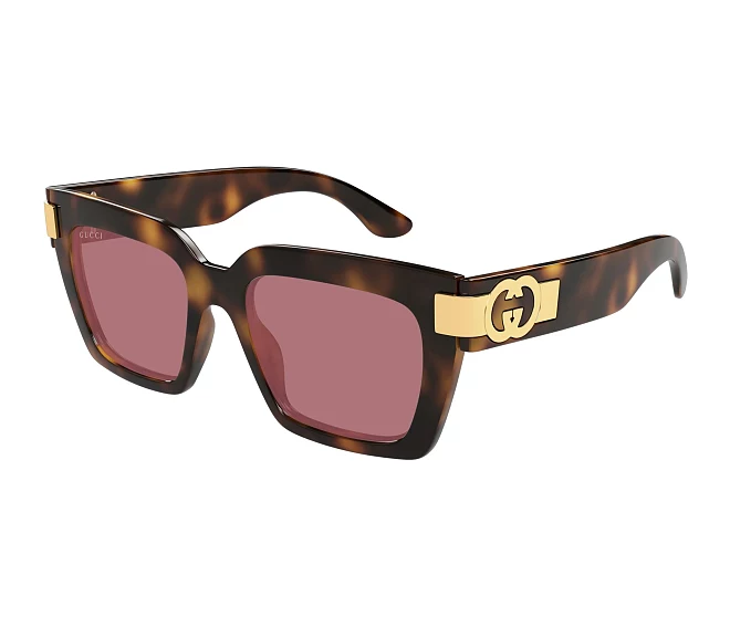 Lunettes de soleil Gucci GG1689S 002 54 19 Havane