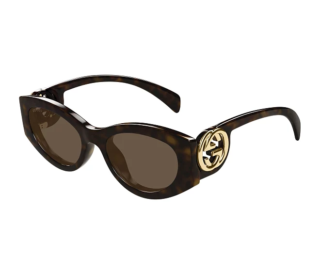 Lunettes de soleil Gucci GG1691S 002 54 19 Havane