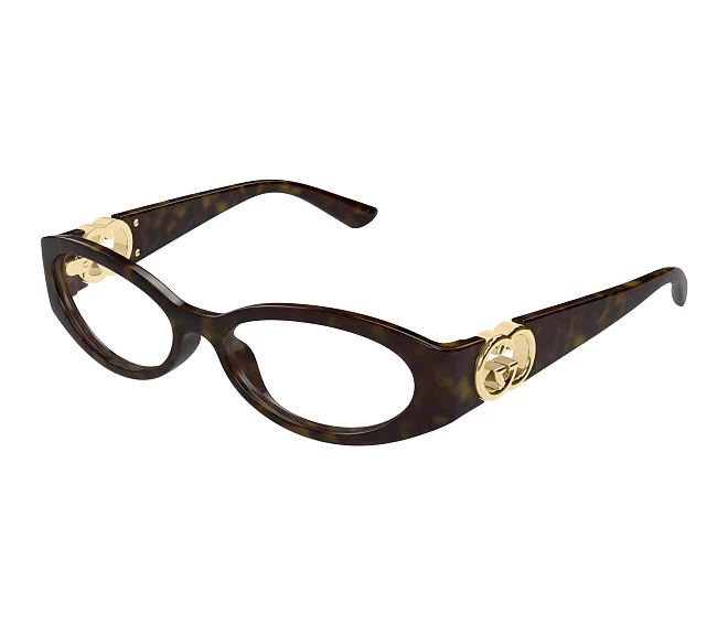 Lunettes de vue Gucci GG1693O 002 52 15 Havane