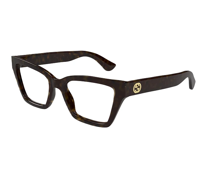 Lunettes de vue Gucci GG1715O 002 53 17 Havane