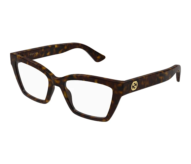Lunettes de vue Gucci GG1715O 015 55 17 Havane