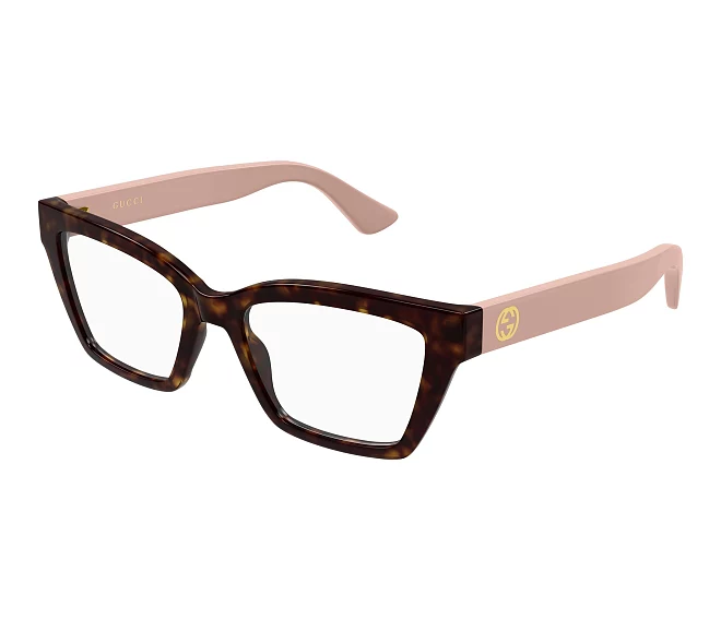Lunettes de vue Gucci GG1715O 017 55 17 Havane