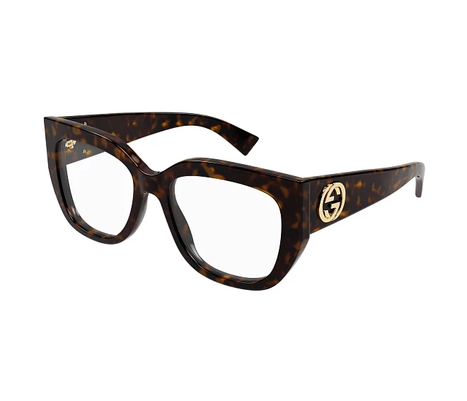 Lunettes de vue Gucci GG1846O 002 54 18 Havane