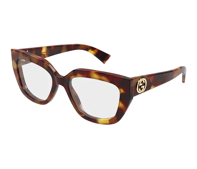 Lunettes de vue Gucci GG1847O 002 53 18 Havane