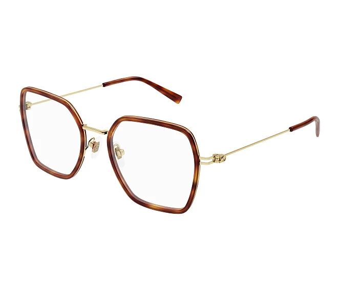 Lunettes de vue Gucci GG1850O 002 51 19 Havane