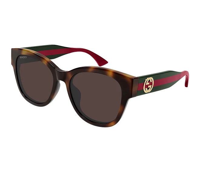 Lunettes de soleil Gucci GG1866SK 002 56 19 Havane