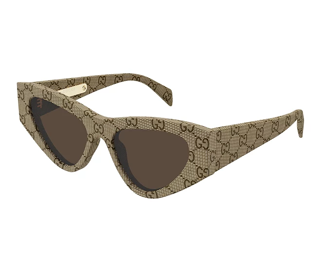Lunettes de soleil Gucci GG2019S 006 53 18 Beige
