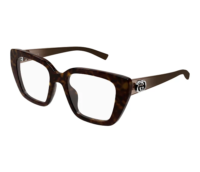 Lunettes de vue Gucci GG2028O 002 50 19 Havane
