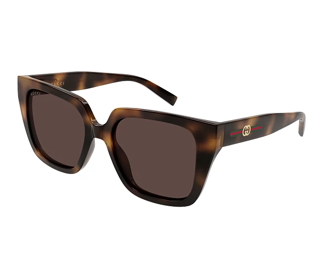 Lunettes de soleil Gucci GG2102S 002 54 18 Havane