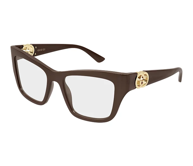 Lunettes de vue Gucci GG2124O 004 52 18 Marron