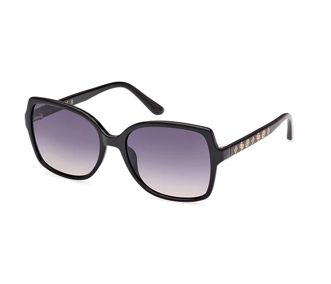 Lunettes de soleil Guess GU00100-S 01B 55 17 NoirRose doré