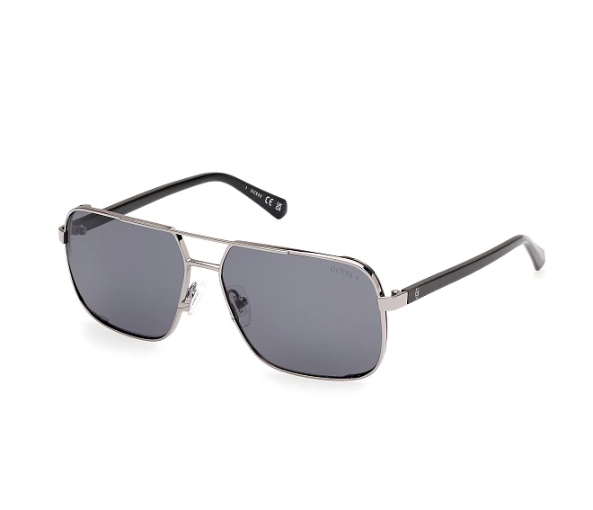 Lunettes de soleil Guess GU00119S 08D 58 14 AcierNoir