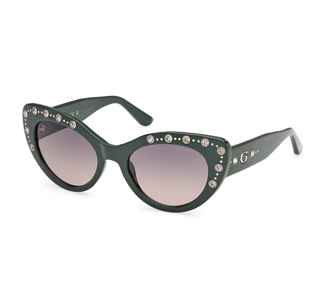Lunettes de soleil Guess GU00163S 96B 54 20 VertOr