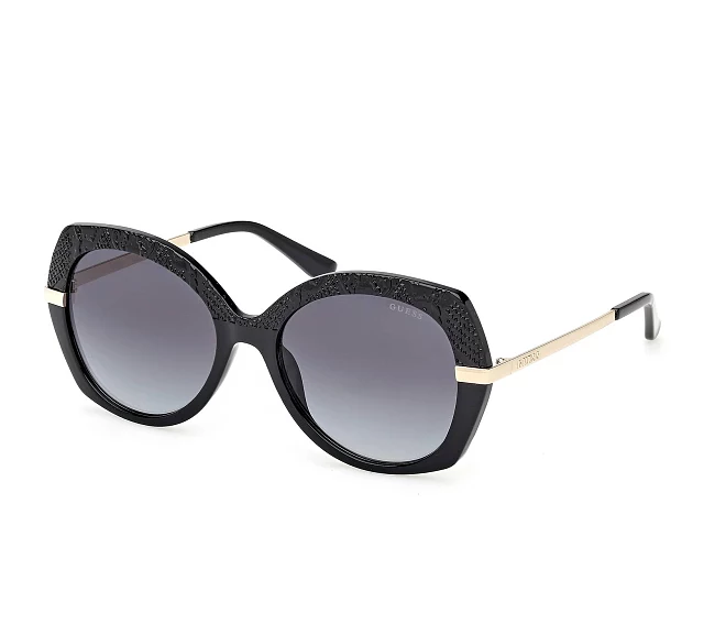 Lunettes de soleil Guess GU00215S 01B 55 18 ArgentOr