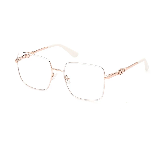 Lunettes de vue Guess GU2953V 024 53 17 BlancRose doré