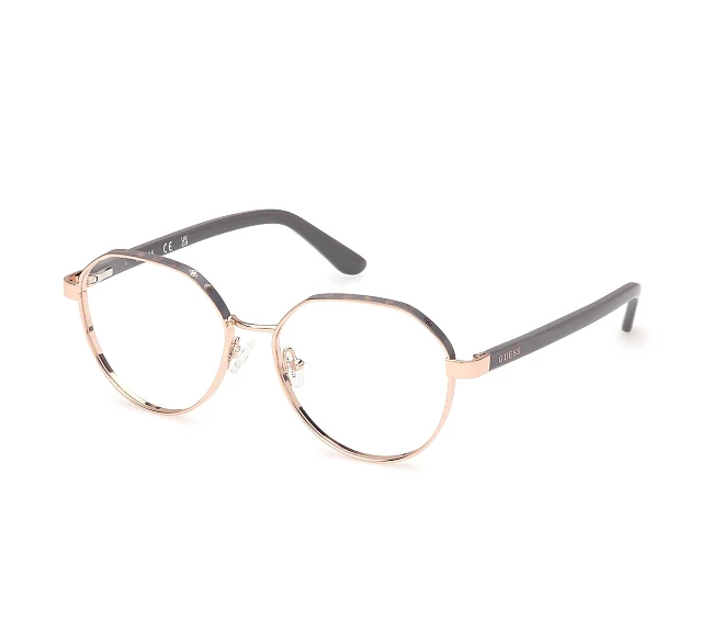 Lunettes de vue Guess GU-50124 028 53 16 Rose doréGris