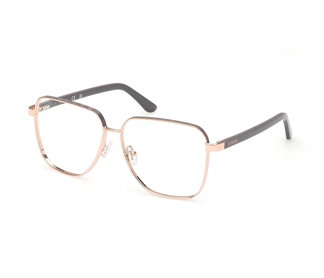 Lunettes de vue Guess GU-50125 028 57 13 Rose doréGris