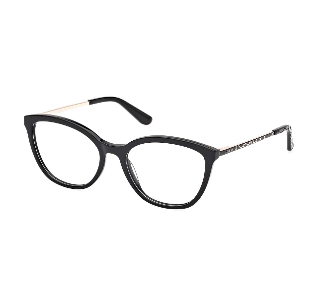 Lunettes de vue Guess GU50171V 001 55 17 NoirRose doré