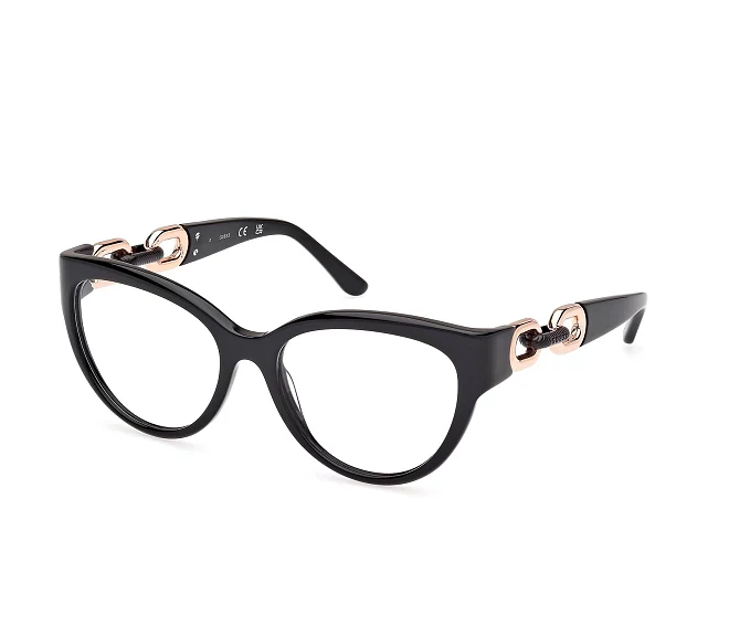Lunettes de vue Guess GU50182V 001 55 17 NoirRose doré