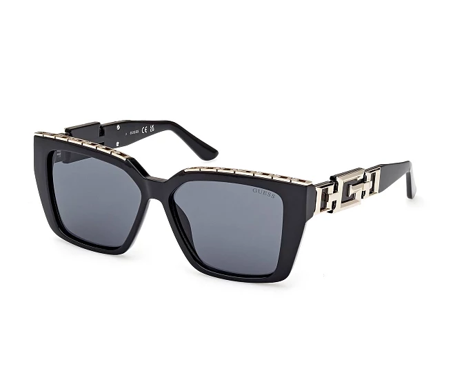 Lunettes de soleil Guess GU7915-S 01A 55 13 NoirArgent