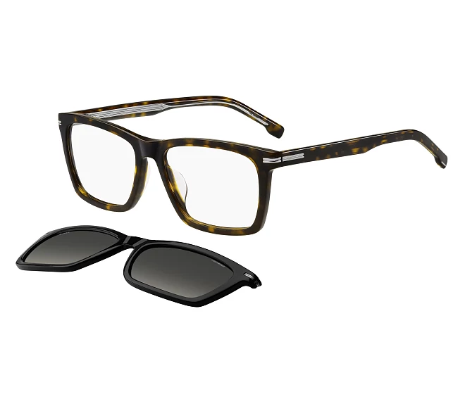 Lunettes de vue Hugo Boss BOSS-1726-G-CS WR7/LB 55 17 NoirBlanc