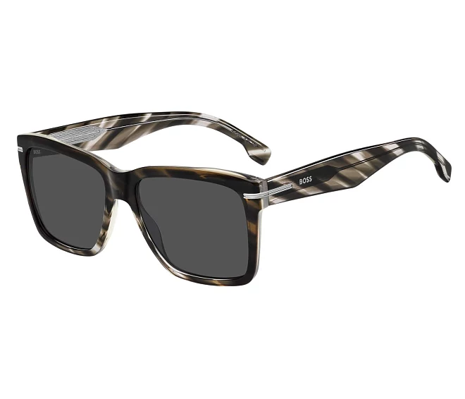 Lunettes de soleil Hugo Boss BOSS-1745-S TV7/2K 57 17 MarronGris