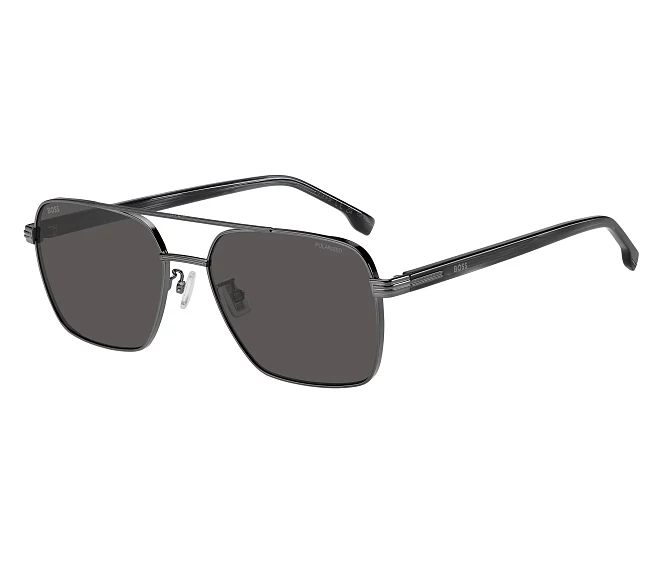 Lunettes de soleil Hugo Boss BOSS-1846-G-S V81/M9 58 17 GunmetalNoir