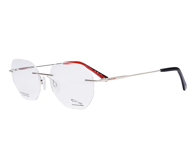 Lunettes de vue Jaguar 33839 8100 51 18 ArgentRouge