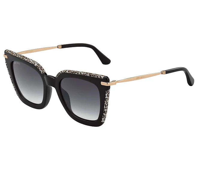 Lunettes de soleil Jimmy Choo CIARA-G-S FP39O 52 22 NoirRose doré