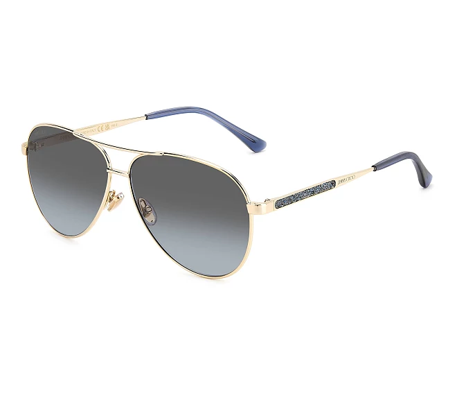 Lunettes de soleil Jimmy Choo JIMENA-S LKS/GB 60 12 OrBleu