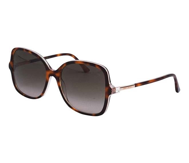 Lunettes de soleil Jimmy Choo JUDY-S 0T4-HA 57 18 MarronRose doré