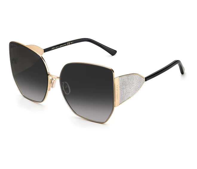 Lunettes de soleil Jimmy Choo RIVER-S 2M2/9O 61 16 NoirOr