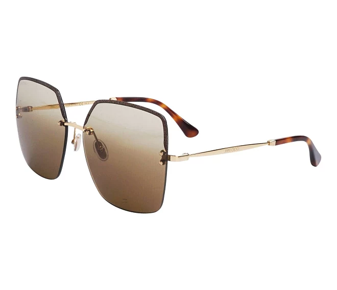 Lunettes de soleil Jimmy Choo TAVI-S 01Q-HA 60 15 MarronOr