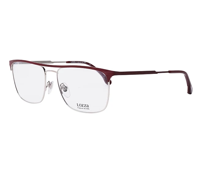 Lunettes de vue Lozza VL2377 0522 56 16 BordeauxArgent