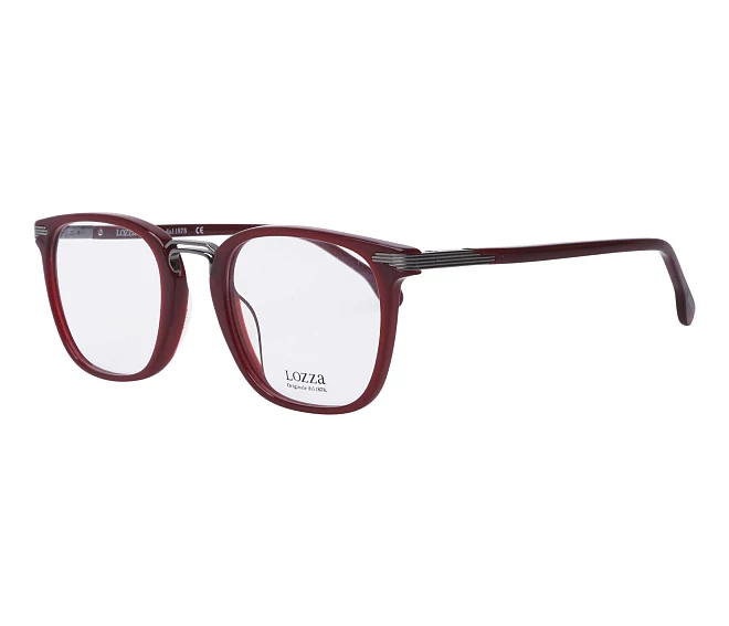 Lunettes de vue Lozza VL-4152 09GR 50 23 RougeGunmetal