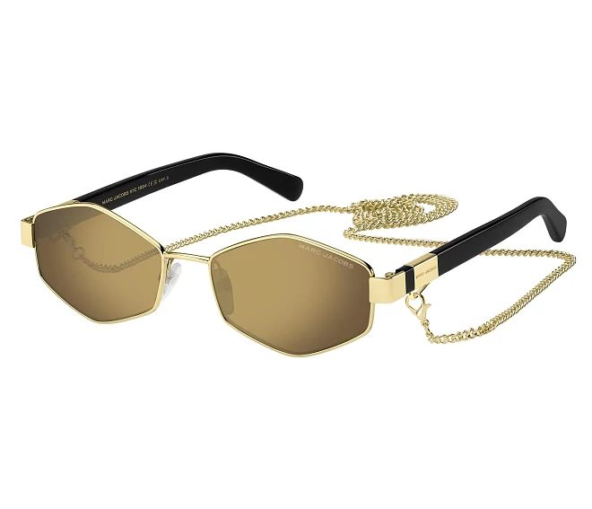 Lunettes de soleil Marc Jacobs MARC-496-S RHLVP 55 17 Or
