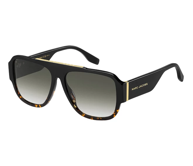 Lunettes de soleil Marc Jacobs MARC-756-S WR7/9K 58 15 NoirBlanc