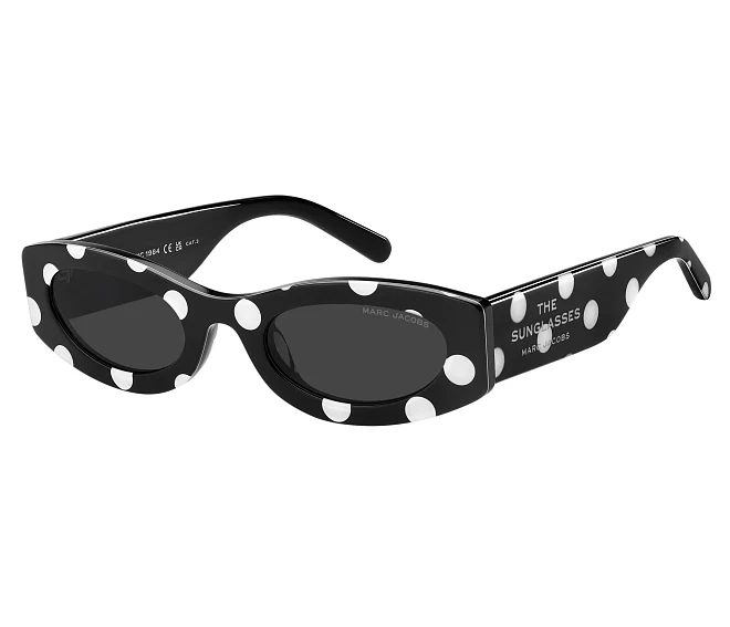 Lunettes de soleil Marc Jacobs MARC-858-G-S 80S/IR 51 23 NoirBlanc