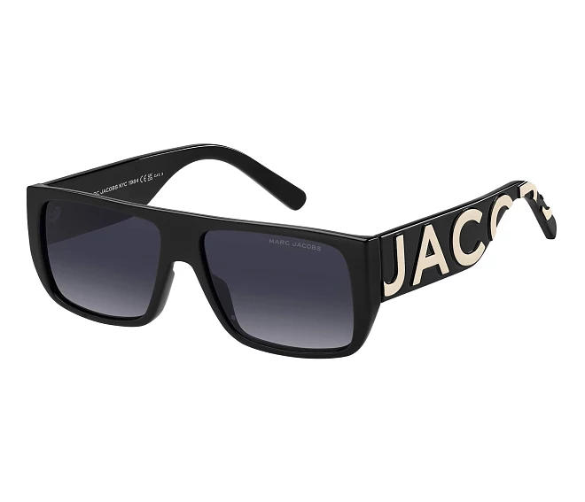 Lunettes de soleil Marc Jacobs MARC-LOGO-096-S 80S/9O 57 15 NoirBlanc