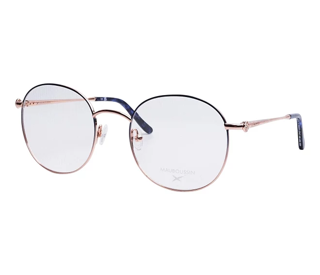 Lunettes de vue Mauboussin MAU2309 04 51 20 BleuRose doré