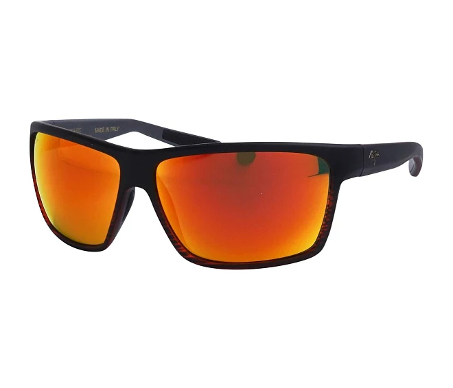 Lunettes de soleil Maui Jim MJ839 RM839-07C 64 14 NoirRouge