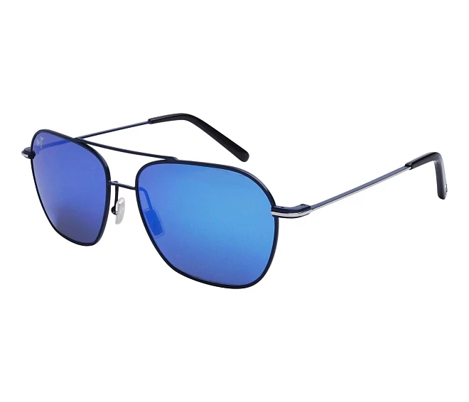 Lunettes de soleil Maui Jim MJ877 B877-03 57 16 Bleu