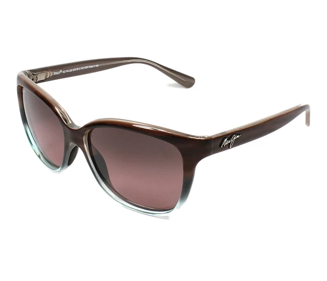 Lunettes de soleil Maui Jim RS-744 22B 56 16 MarronTurquoise