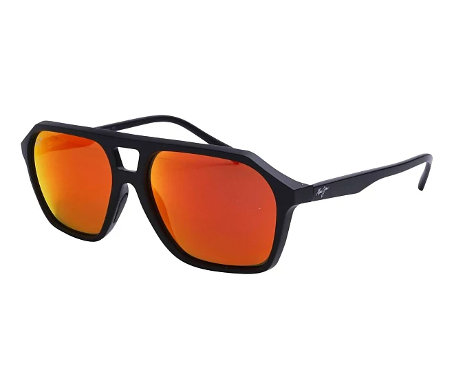 Lunettes de soleil Maui Jim MJ880 RM880-02A 57 16 Noir
